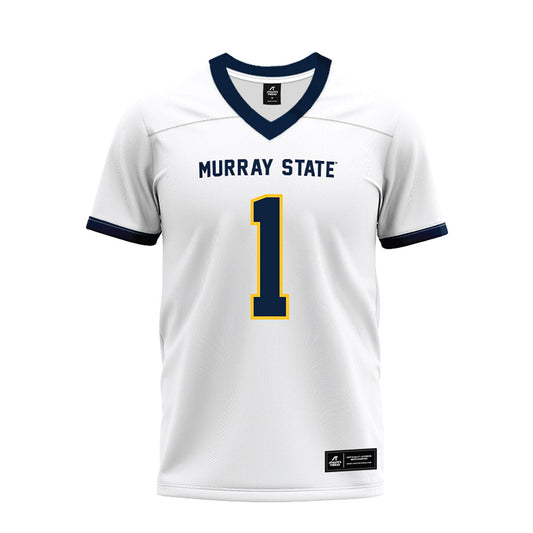 Murray State - NCAA Football : Bryan Pulley - White Premium Football Jersey-0