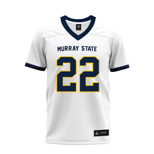 Murray State - NCAA Football : Kevin Emmanuel - White Premium Football Jersey