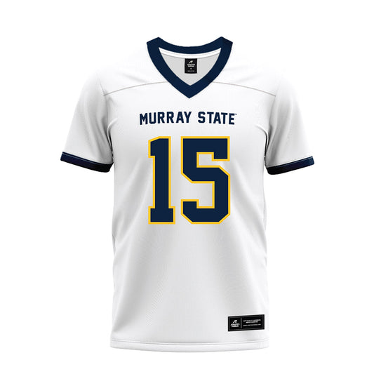 Murray State - NCAA Football : Lj Green - White Premium Football Jersey