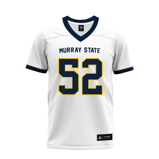 Murray State - NCAA Football : Jake McConnell - White Premium Football Jersey-0