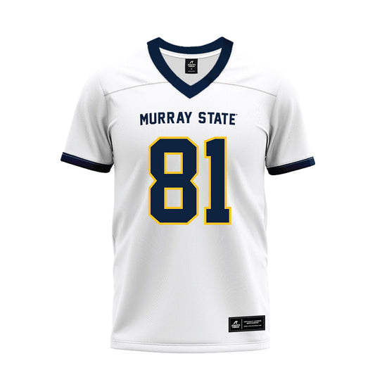 Murray State - NCAA Football : Reece Hunt - White Premium Football Jersey-0