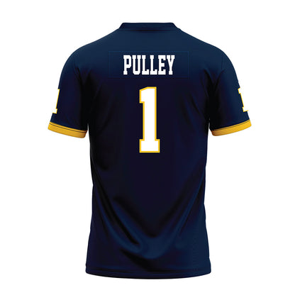 Murray State - NCAA Football : Bryan Pulley - Navy Premium Football Jersey-1