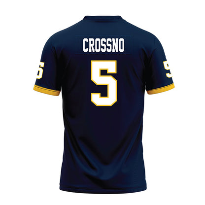 Murray State - NCAA Football : Conlee Crossno - Navy Premium Football Jersey-1