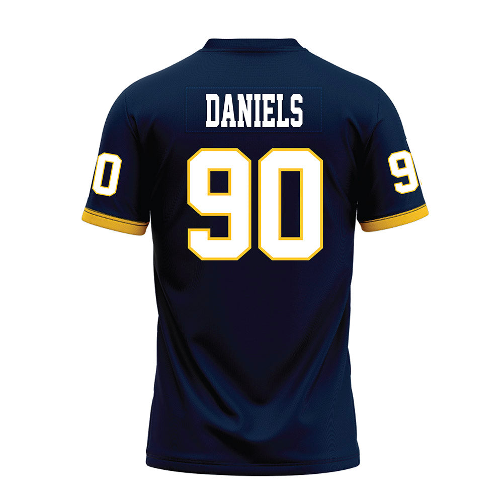 Murray State - NCAA Football : Cameron Daniels - Navy Premium Football Jersey-1
