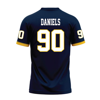 Murray State - NCAA Football : Cameron Daniels - Navy Premium Football Jersey-1