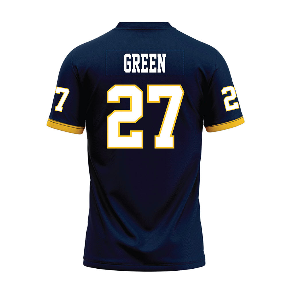 Murray State - NCAA Football : Tomorris Green - Navy Premium Football Jersey-1
