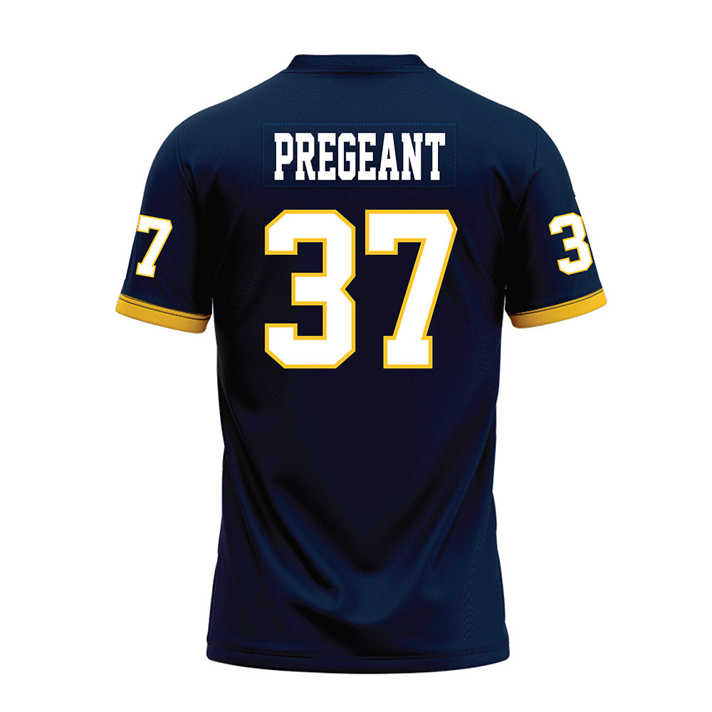 Murray State - NCAA Football : Dax Pregeant - Navy Premium Football Jersey-1