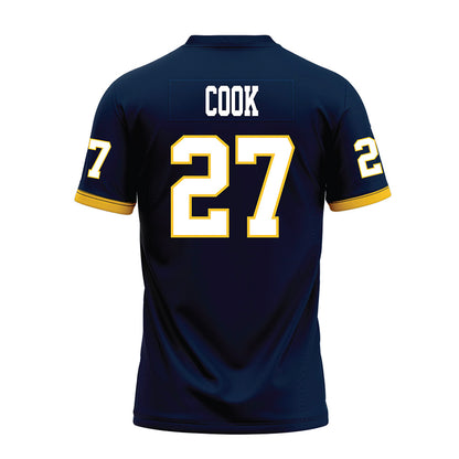 Murray State - NCAA Football : Zayden Cook - Navy Premium Football Jersey-1