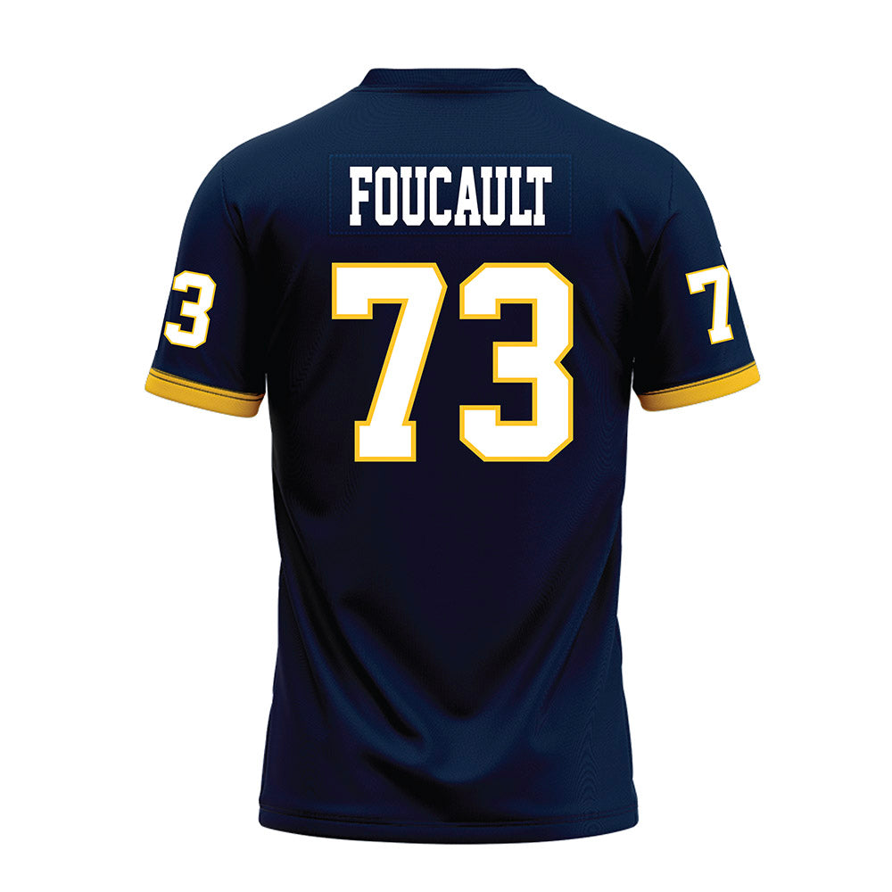 Murray State - NCAA Football : Jaheer Foucault - Navy Premium Football Jersey-1