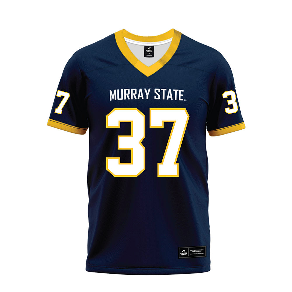 Murray State - NCAA Football : Dax Pregeant - Navy Premium Football Jersey-0