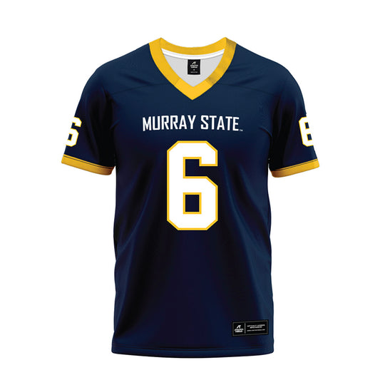 Murray State - NCAA Football : Dimitri Howard - Navy Premium Football Jersey-0
