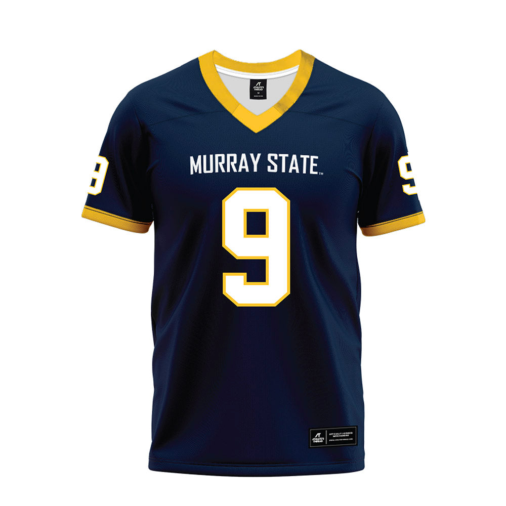 Murray State - NCAA Football : Dylan Rowsey - Navy Premium Football Jersey-0