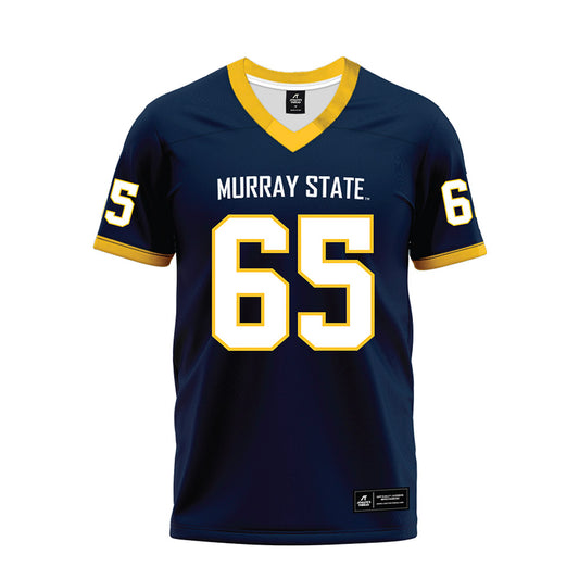 Murray State - NCAA Football : Daz Galloway - Navy Premium Football Jersey-0