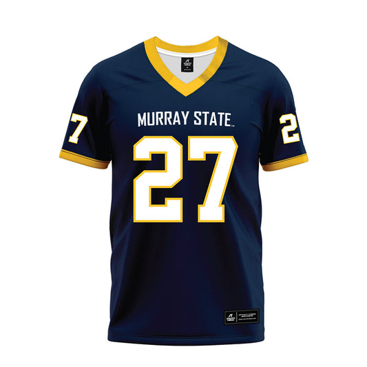 Murray State - NCAA Football : Nicholas Graham - Navy Premium Football Jersey-0