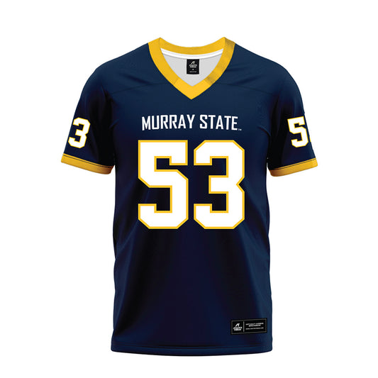 Murray State - NCAA Football : Brayden Hightower - Navy Premium Football Jersey-0