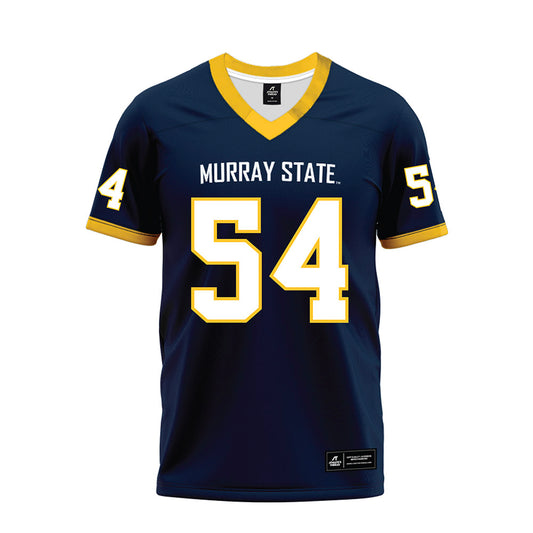 Murray State - NCAA Football : Triston Flounoy - Navy Premium Football Jersey-0