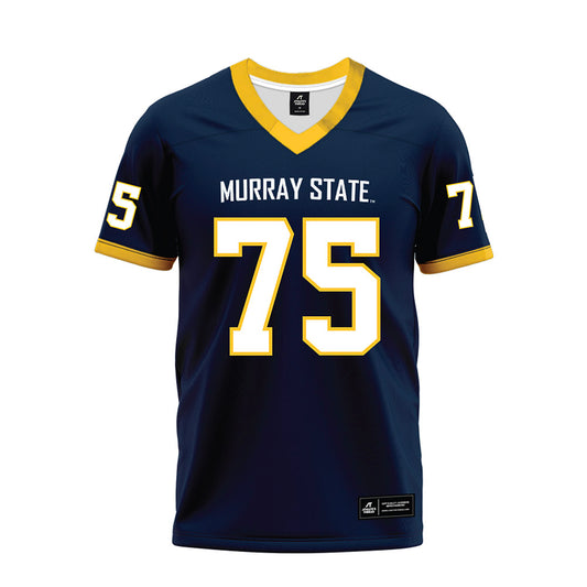 Murray State - NCAA Football : Carter Stallard - Navy Premium Football Jersey-0