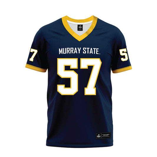 Murray State - NCAA Football : Garrett Sanford - Navy Premium Football Jersey-0