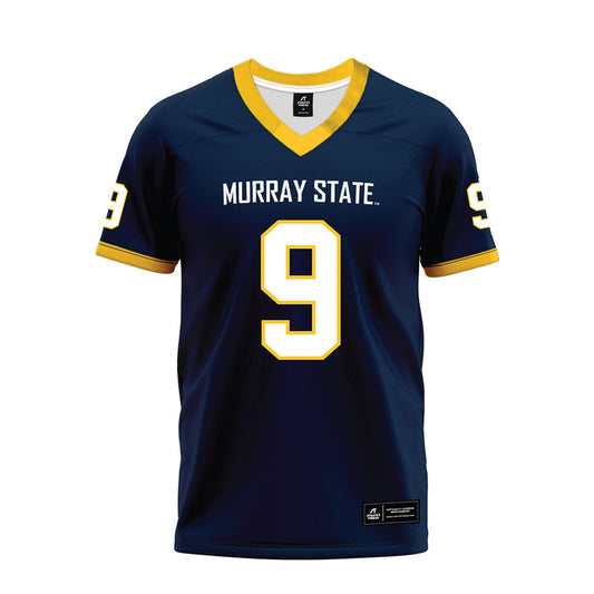 Murray State - NCAA Football : Mykel Allen - Navy Premium Football Jersey-0