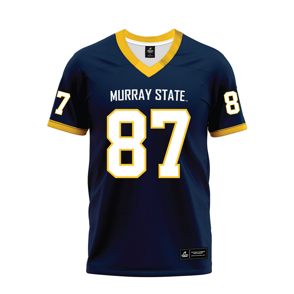 Murray State - NCAA Football : Liam McCormack - Navy Premium Football Jersey-0