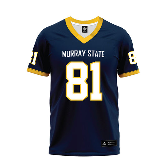 Murray State - NCAA Football : Corde Boller - Navy Premium Football Jersey-0