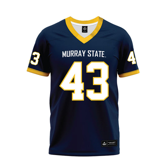 Murray State - NCAA Football : Liam Fordham - Navy Premium Football Jersey-0