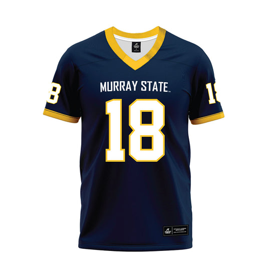 Murray State - NCAA Football : Huseyin Simsir - Navy Premium Football Jersey-0