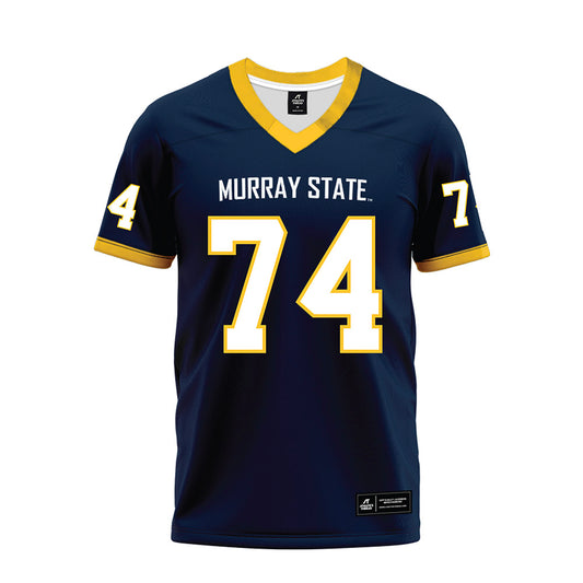 Murray State - NCAA Football : Sloan Bass - Navy Premium Football Jersey-0