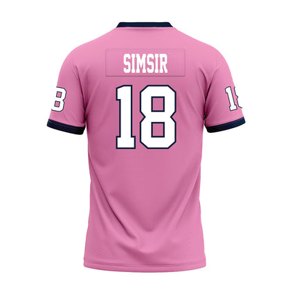 Murray State - NCAA Football : Huseyin Simsir - Pink Premium Football Jersey-1