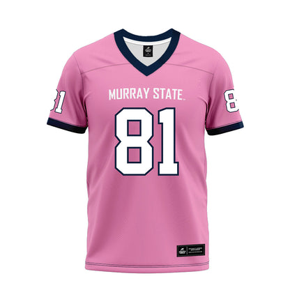 Murray State - NCAA Football : Noah Berrini - Pink Premium Football Jersey-0