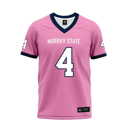 Murray State - NCAA Football : Milton White jr - Pink Premium Football Jersey-0