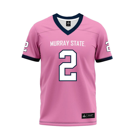 Murray State - NCAA Football : Taylor Cline - Pink Premium Football Jersey-0