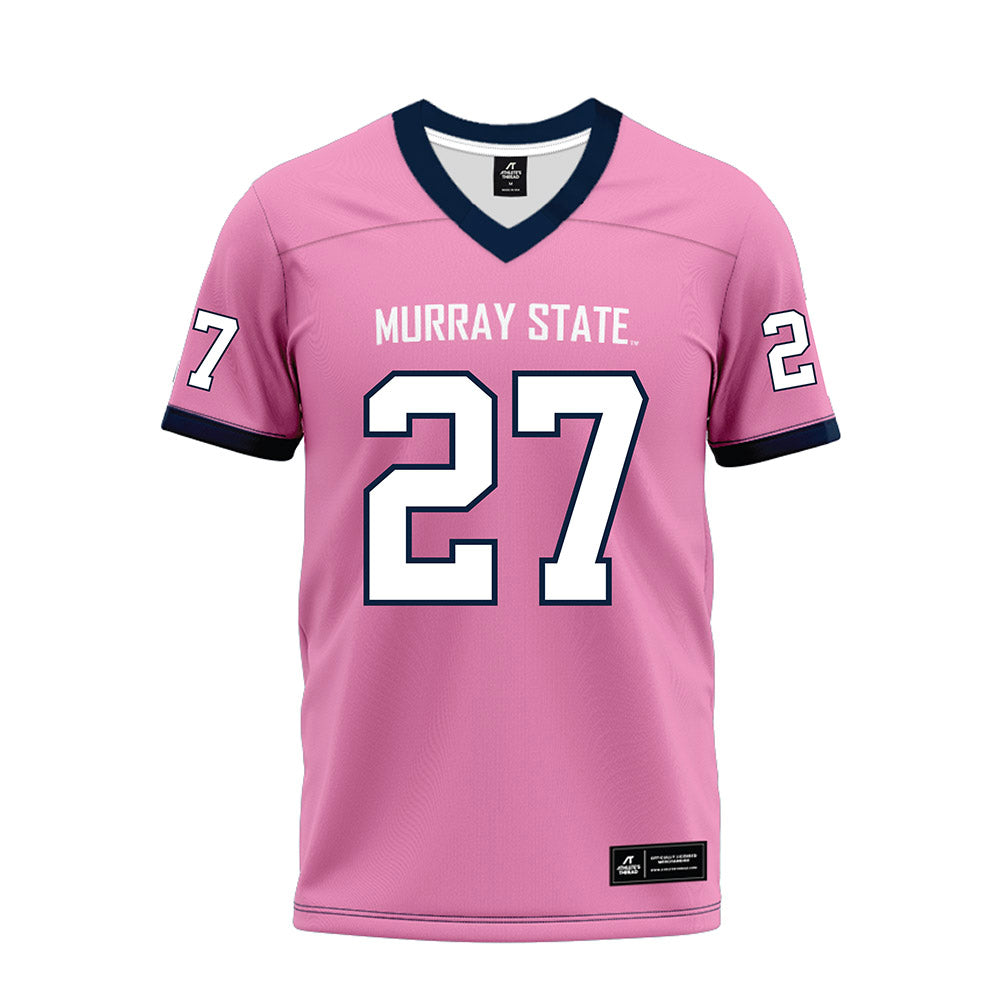 Murray State - NCAA Football : Zayden Cook - Pink Premium Football Jersey-0