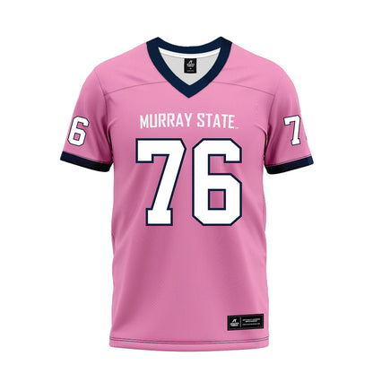 Murray State - NCAA Football : Daniel Cole - Pink Premium Football Jersey-0