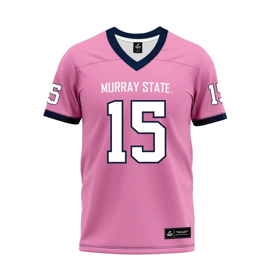 Murray State - NCAA Football : Lj Green - Pink Premium Football Jersey