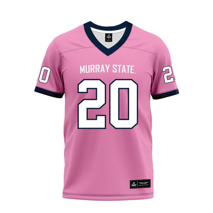 Murray State - NCAA Football : Cade Fields - Pink Premium Football Jersey-0
