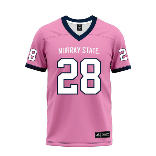 Murray State - NCAA Football : Marty Thomas - Pink Premium Football Jersey-0