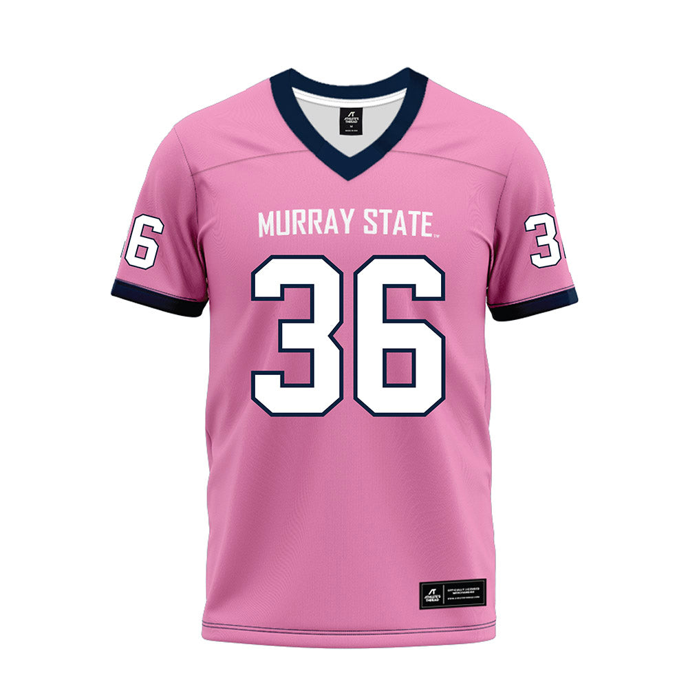 Murray State - NCAA Football : Jack Massey - Pink Premium Football Jersey-0