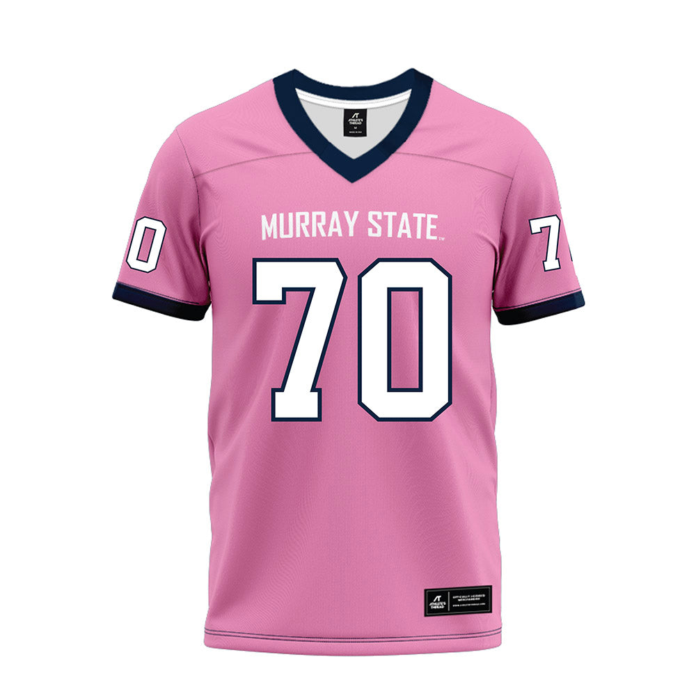 Murray State - NCAA Football : Brandon Mills - Pink Premium Football Jersey-0