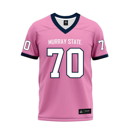 Murray State - NCAA Football : Brandon Mills - Pink Premium Football Jersey-0