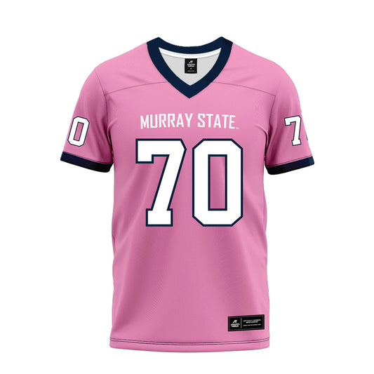 Murray State - NCAA Football : Brandon Mills - Pink Premium Football Jersey-0