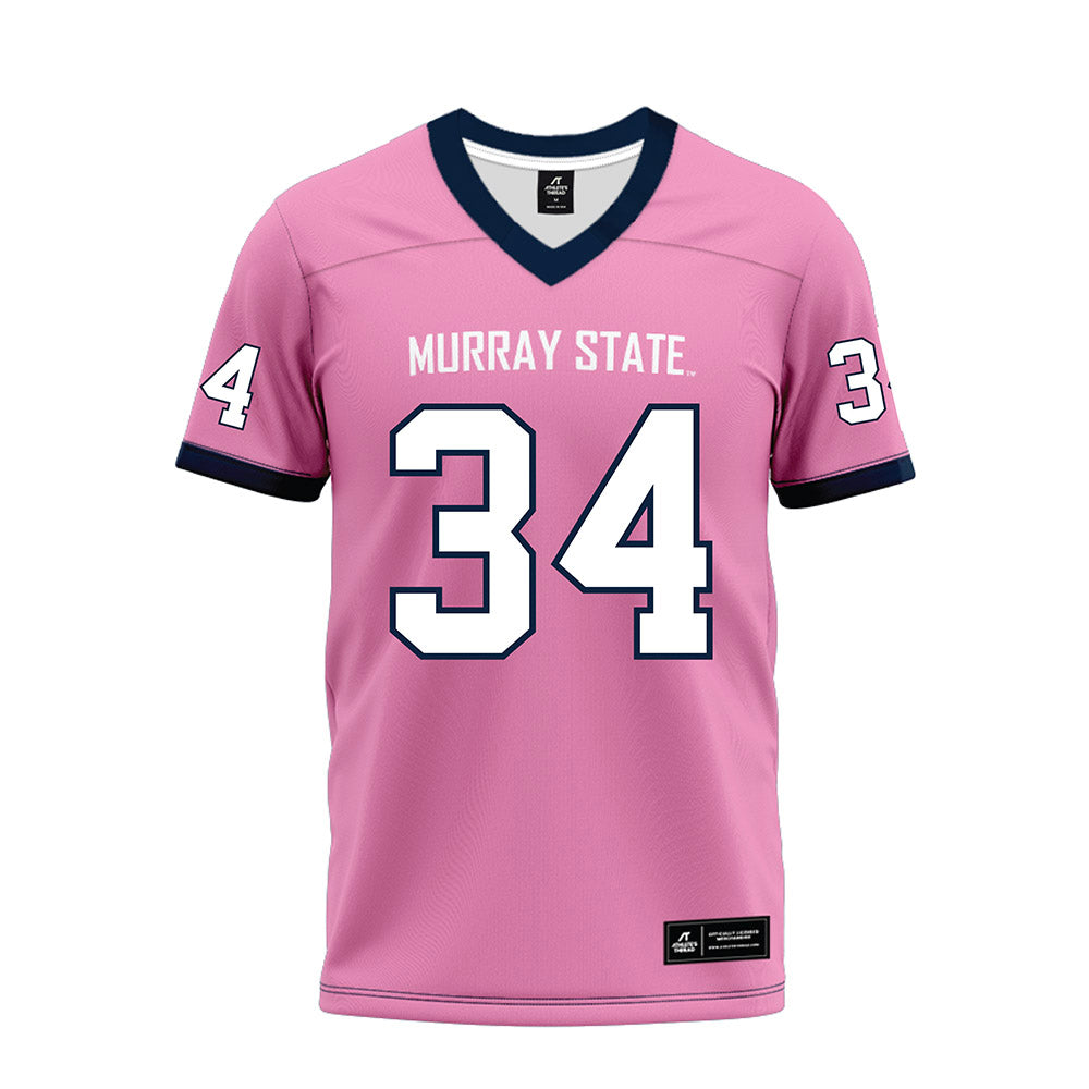 Murray State - NCAA Football : Daniel OBrien - Pink Premium Football Jersey-0