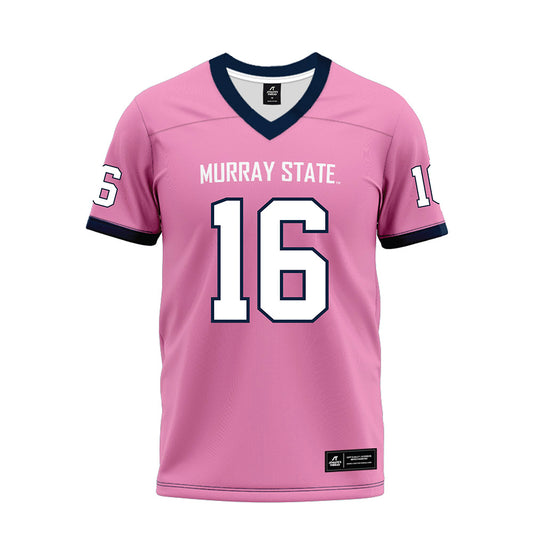 Murray State - NCAA Football : baxter wright - Pink Premium Football Jersey-0