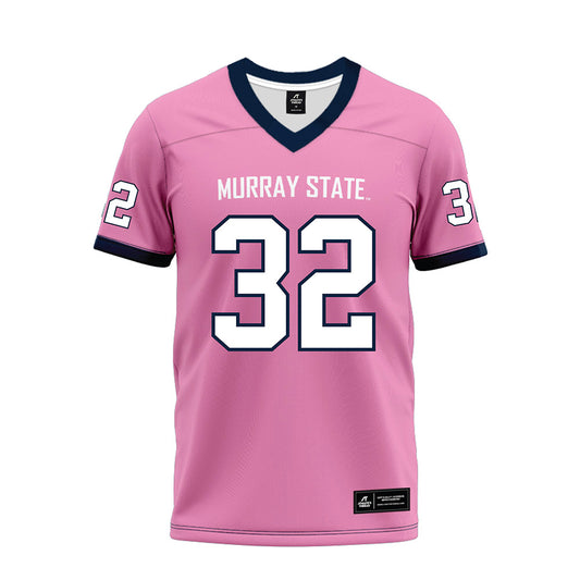 Murray State - NCAA Football : Blaize Thomas - Pink Premium Football Jersey-0