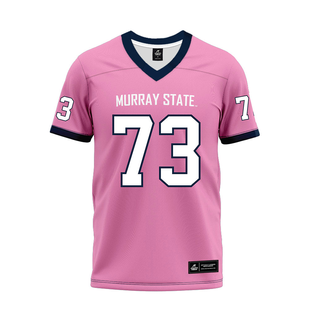 Murray State - NCAA Football : Jaheer Foucault - Pink Premium Football Jersey-0