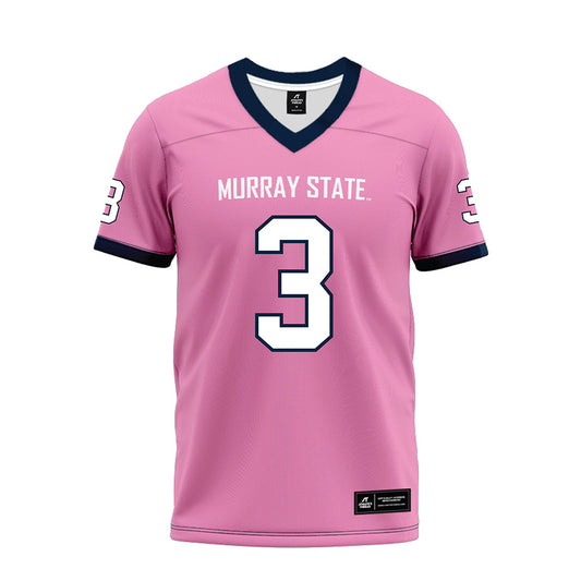 Murray State - NCAA Football : baxter wright - Pink Premium Football Jersey-0