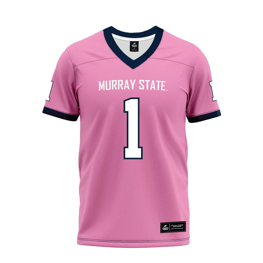 Murray State - NCAA Football : Bryan Pulley - Pink Premium Football Jersey-0