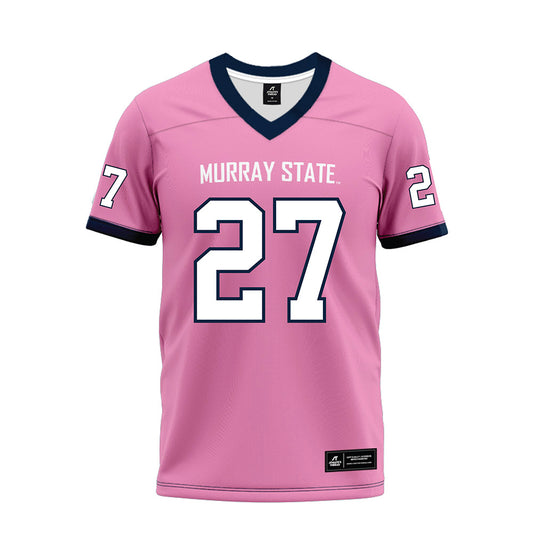 Murray State - NCAA Football : Nicholas Graham - Pink Premium Football Jersey-0