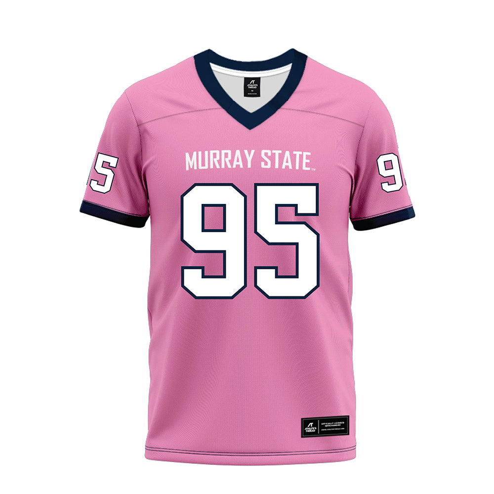 Murray State - NCAA Football : Brandon Mills - Pink Premium Football Jersey-0
