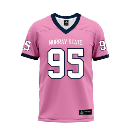 Murray State - NCAA Football : Brandon Mills - Pink Premium Football Jersey-0